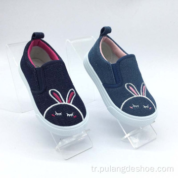 yeni moda kız kanvas ayakkabılar bebek rahat ayakkabılar